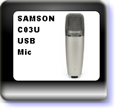 Samson C03U usb mic: Click here to view the range at Speed Music