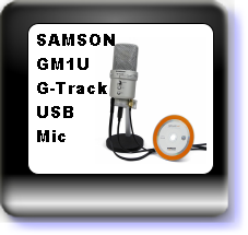 Samson GM1U G-Track usb mic: Click here to view the range at Speed Music